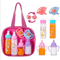 Baby Doll Feeding Set With Milk And Juice Bottles And Pacifier For Doll Play 0