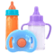 Baby Doll Feeding Set With Milk And Juice Bottles And Pacifier For Doll Play 4