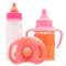 Baby Doll Feeding Set With Milk And Juice Bottles And Pacifier For Doll Play 5