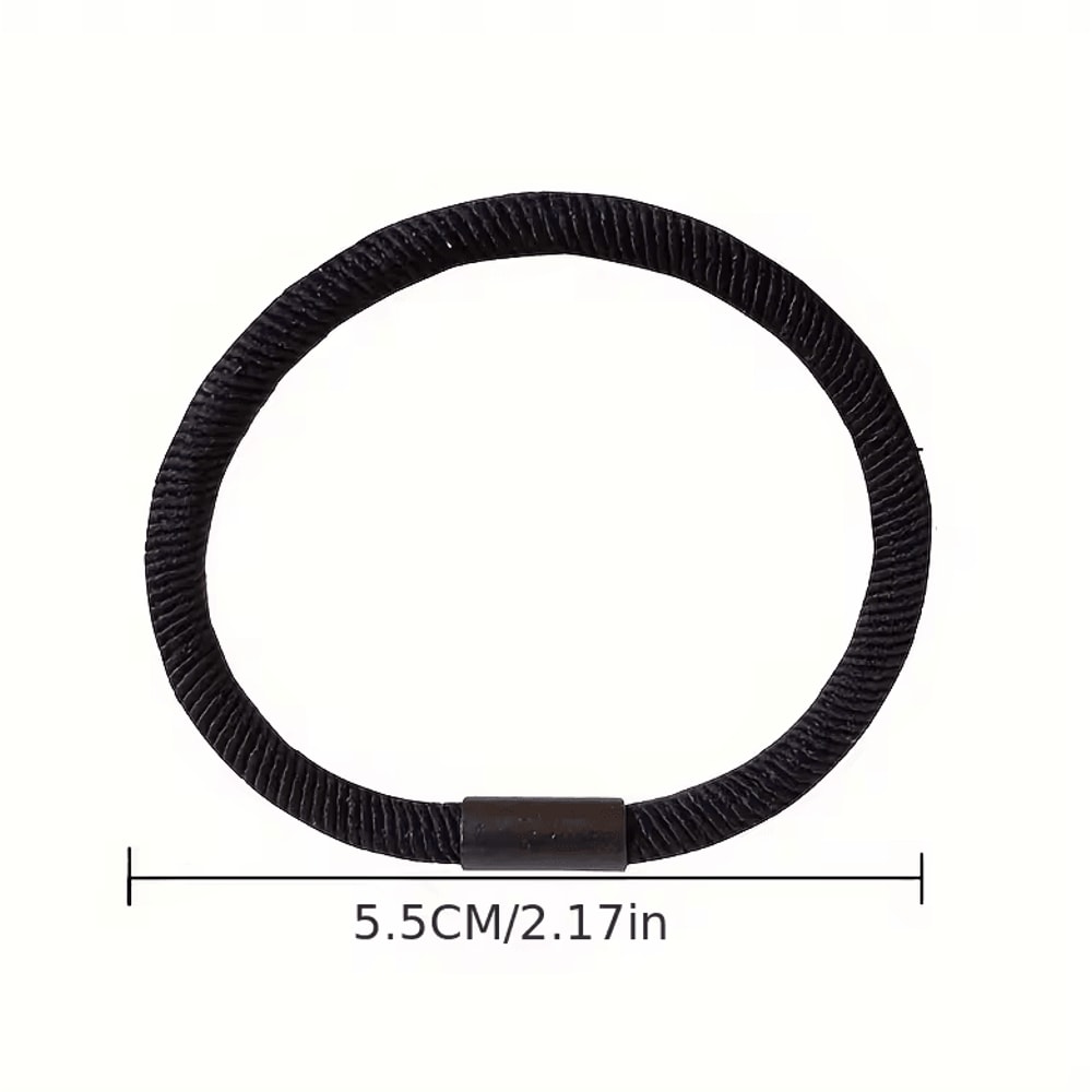 Elastic Hair Bands Set Thick High Elasticity Hair Ties For Women And Girls 4