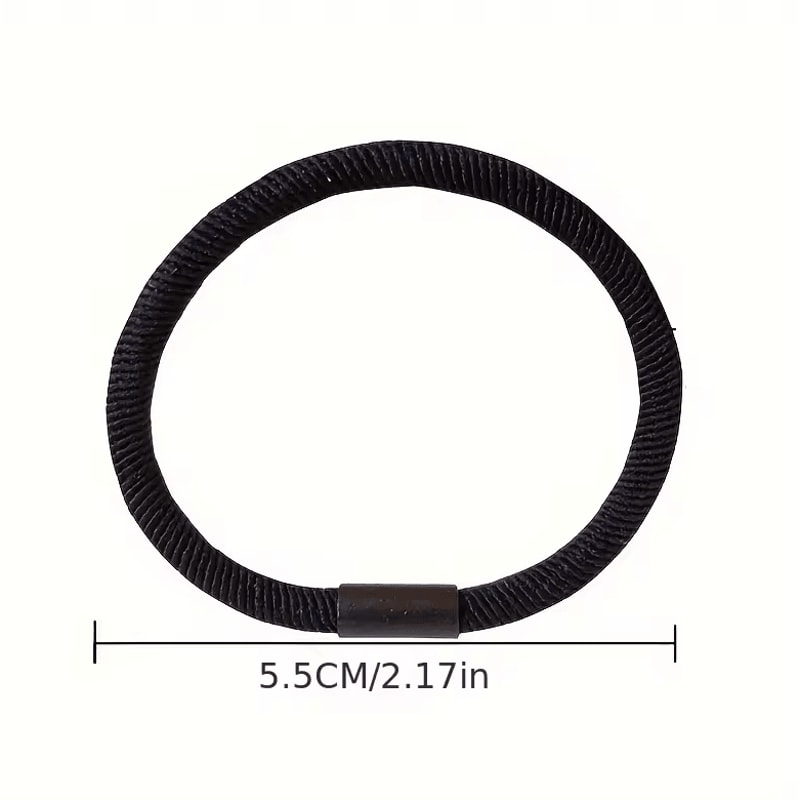 Elastic Hair Bands Set Thick High Elasticity Hair Ties For Women And Girls 4