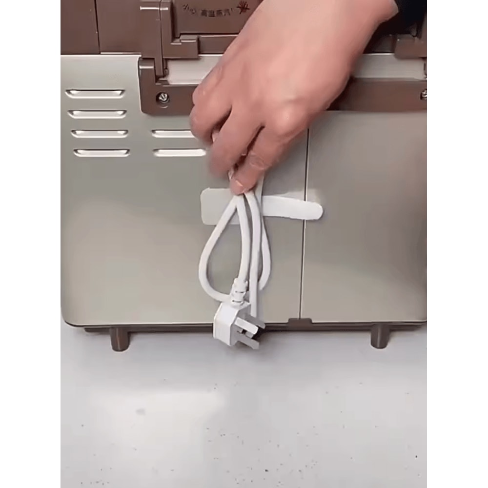 Self Adhesive Cable Organizer Clips 10pcs Wire Management Holders For Desk And Wall 4