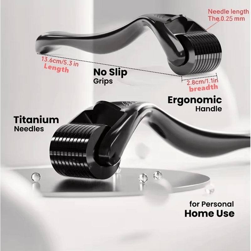 Stainless Steel Facial Roller Precision Skin Massager Gentle Exfoliating Skincare Tool 2