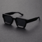 Unisex Square Frame Fashion Sunglasses Stylish Plastic Shades For Beach Driving Street Photography 3