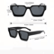 Unisex Square Frame Fashion Sunglasses Stylish Plastic Shades For Beach Driving Street Photography 2