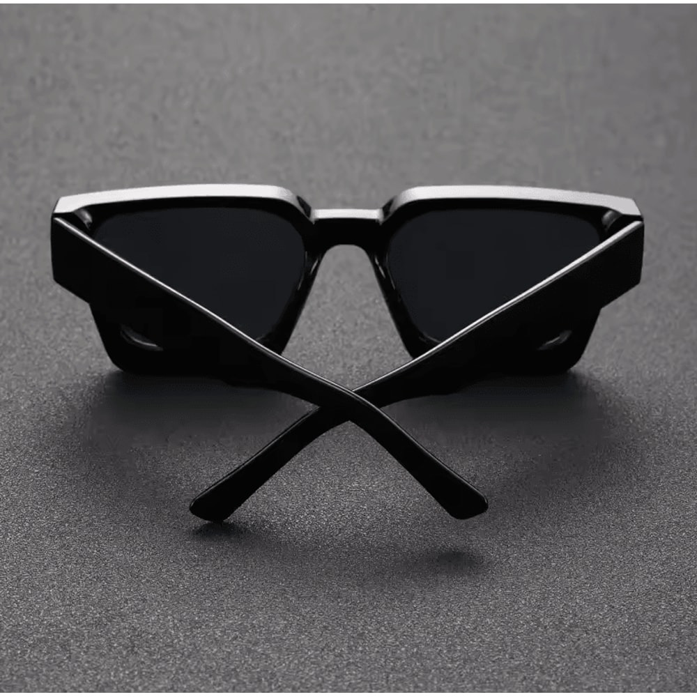 Unisex Square Frame Fashion Sunglasses Stylish Plastic Shades For Beach Driving Street Photography 1