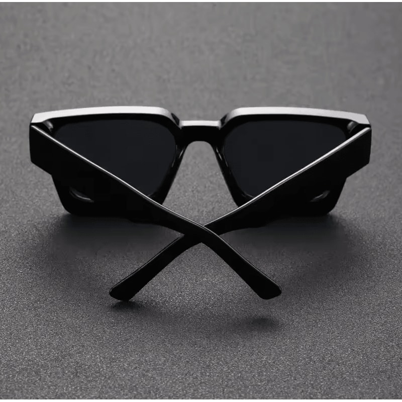 Unisex Square Frame Fashion Sunglasses Stylish Plastic Shades For Beach Driving Street Photography 1