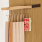 LeftSide PullOut Sliding Closet Hanger With 8 Hooks SpaceSaving Wardrobe Organizer 1