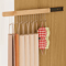 LeftSide PullOut Sliding Closet Hanger With 8 Hooks SpaceSaving Wardrobe Organizer 1