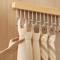LeftSide PullOut Sliding Closet Hanger With 8 Hooks SpaceSaving Wardrobe Organizer 3