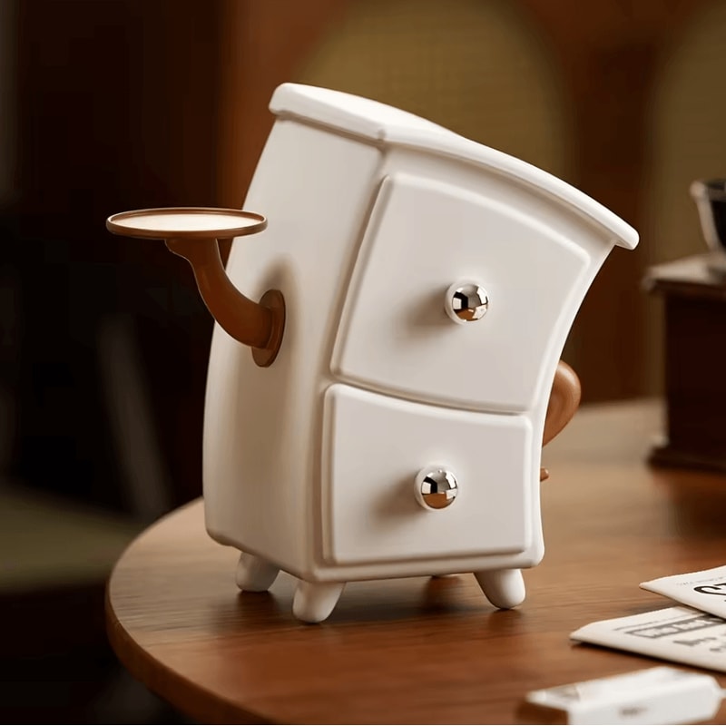 Unique Shape Jewelry And Cosmetic Storage Box Compact Puff And Accessory Organizer Tray 0