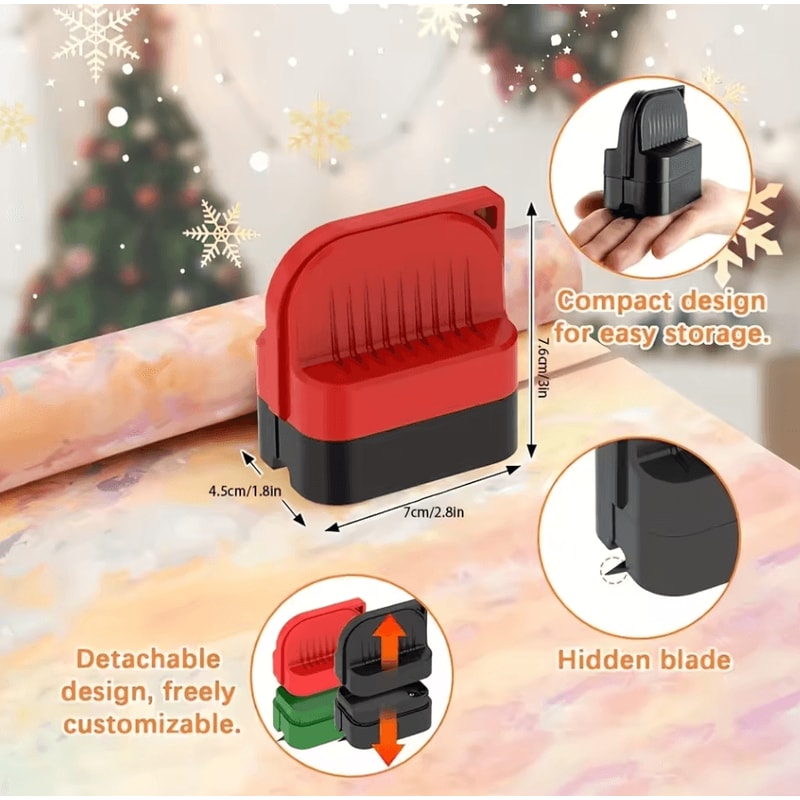 MultiUse Cylindrical Paper Cutter Tool For Gift Wrap Craft And Office Use 1