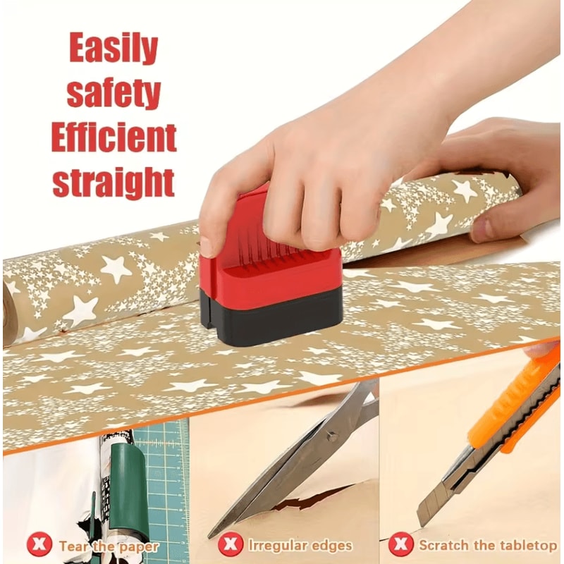 MultiUse Cylindrical Paper Cutter Tool For Gift Wrap Craft And Office Use 2