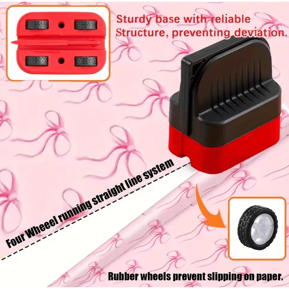 MultiUse Cylindrical Paper Cutter Tool For Gift Wrap Craft And Office Use 4