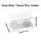 Spring Loaded Automatic Tissue Dispenser Box Holder For Home And Office 4
