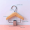 Mini Wooden Hangers With Stainless Steel Clips SpaceSaving Organizer For Pet Clothes And Accessorie 2