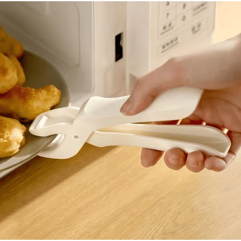 Silicone AntiScalding Bowl And Plate Clip Kitchen Heat Resistant NonSlip Grip 3