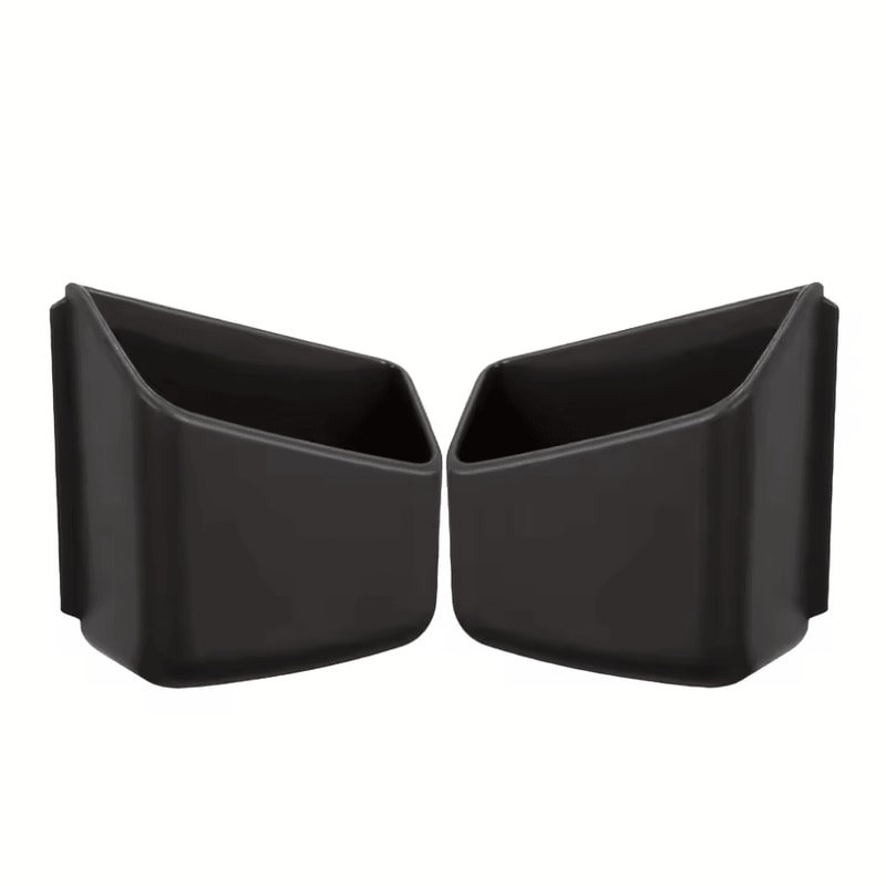 AntiSlip Car Phone And Glasses Organizer Dual Compartment Vehicle Interior Storage Holder 5