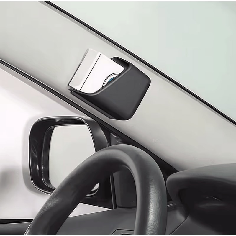 AntiSlip Car Phone And Glasses Organizer Dual Compartment Vehicle Interior Storage Holder 3