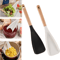 Multifunction Wooden Handle Cooking And Serving Spoon Safe For Nonstick Surfaces 0