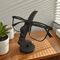 Artistic Curved Glasses Display Stand Sleek Modern Eyeglass Holder Case 0