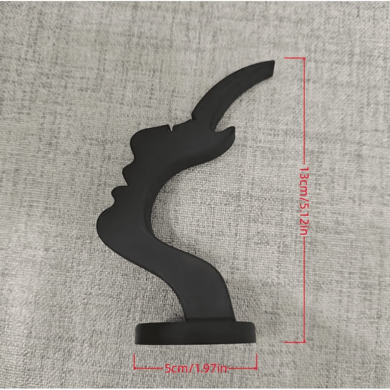 Artistic Curved Glasses Display Stand Sleek Modern Eyeglass Holder Case 2