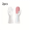 Waterproof Rubber Latex Dishwashing Gloves 2pcs Heavy Duty Kitchen And Cleaning Gloves 4