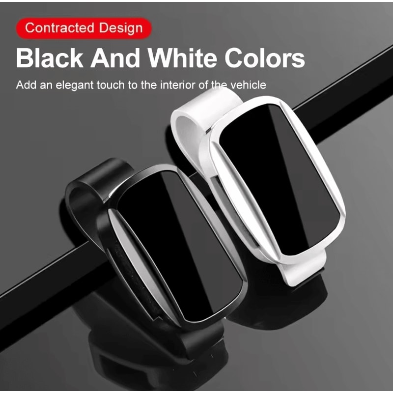 YALIS Universal Car Glasses Holder ABS Resin Dashboard Clip Sunglasses Organizer 3