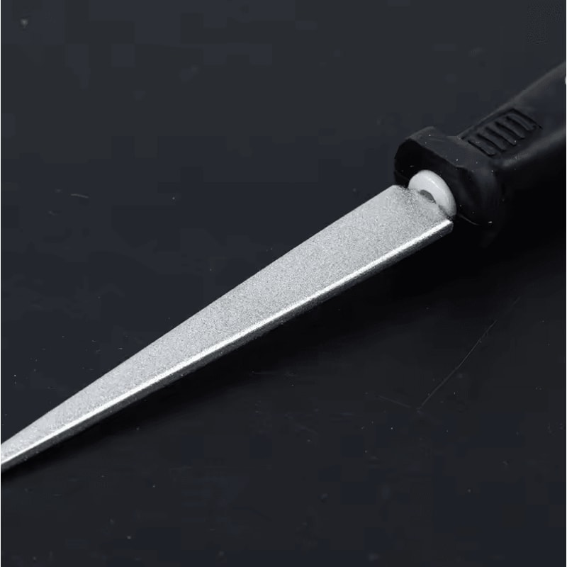 Diamond Sharpening Stone DoubleSided With Grip Handle For Knives Tools 1