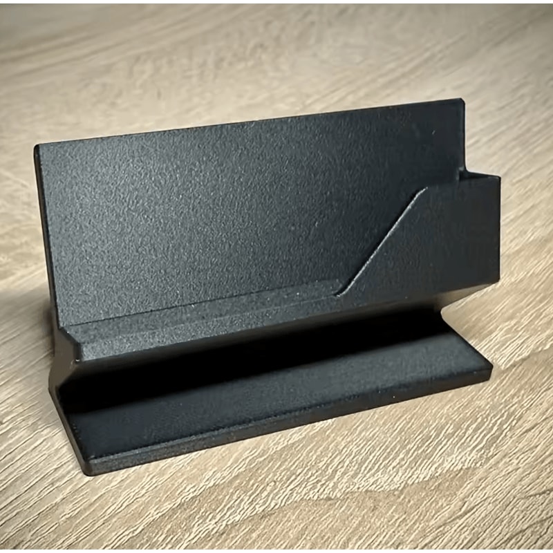 Minimalist Plastic Business Card Holder Desktop Organizer For All Card Sizes 1