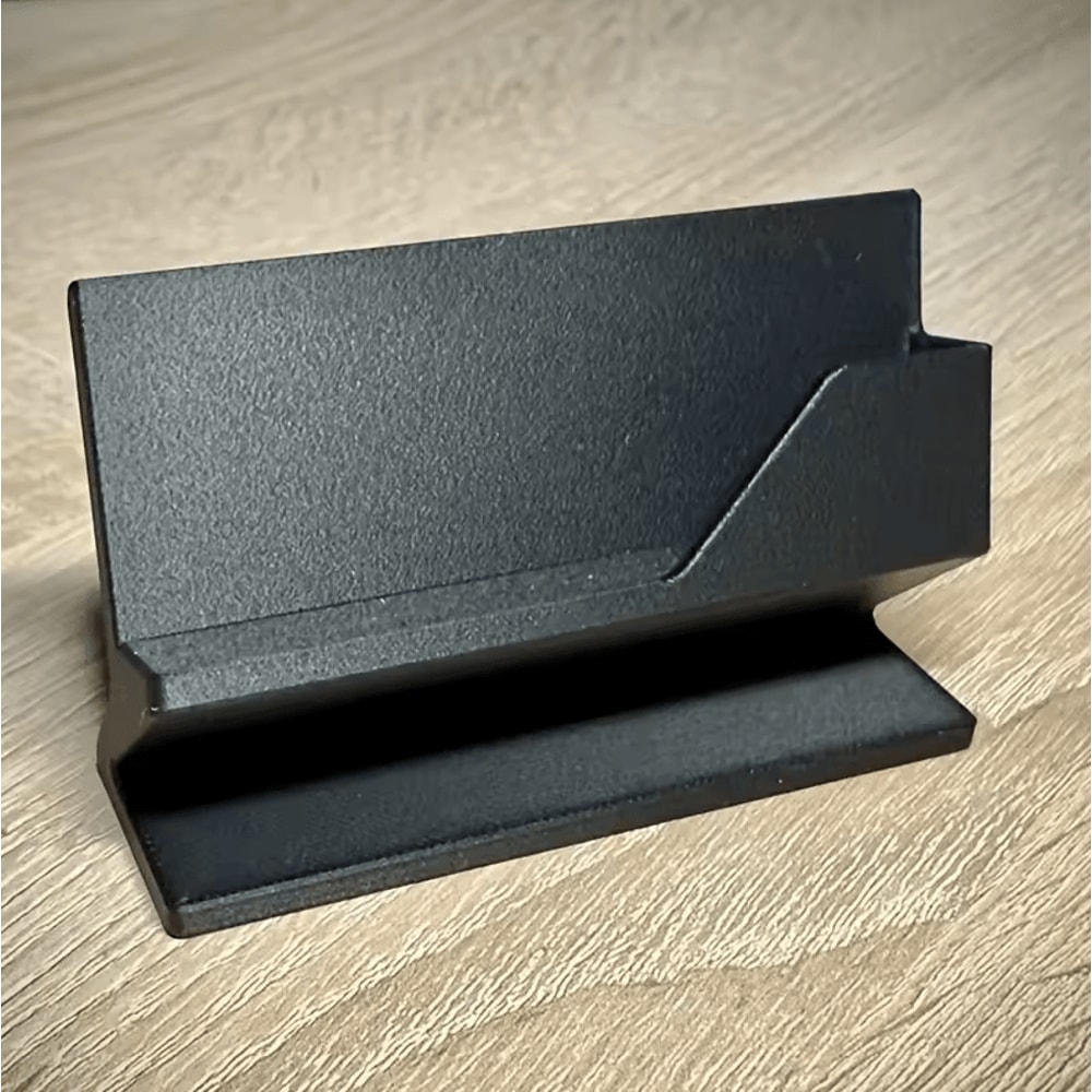 Minimalist Plastic Business Card Holder Desktop Organizer For All Card Sizes 4