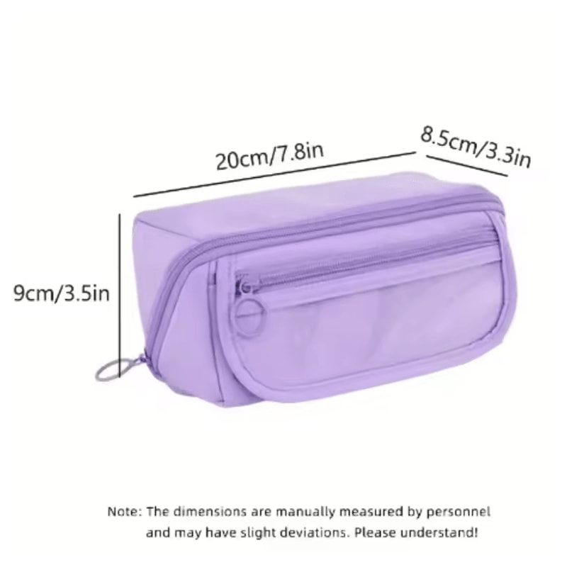 Large Capacity Pencil Case Durable Portable Stationery Storage Box For School Office 4