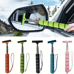 retractable extendable windshield & rearview mirror wipers universal car accessory