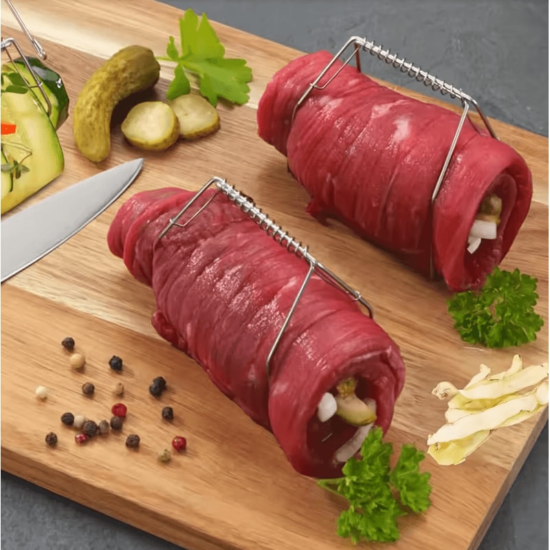 Stainless Steel Vegetable Clamp Tool MultiGrip Cabbage Leafy Greens Cooking Utensil 0