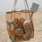 XL Beach Toy Bag Extra Large Foldable Mesh Tote With Sturdy Handles 0