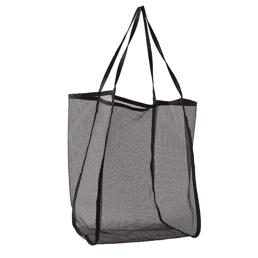 XL Beach Toy Bag Extra Large Foldable Mesh Tote With Sturdy Handles 5