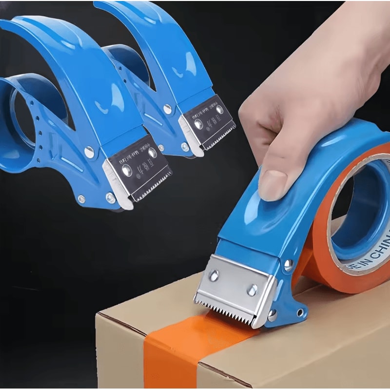 Heavy Duty Handheld Metal Packing Tape Dispenser With Cutter For 6cm Shipping Tape 0