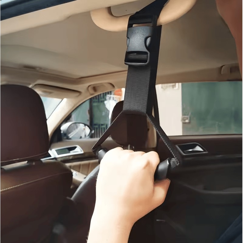Adjustable Car Door Handle Assist Strap Ergonomic Grip For Elderly Disabled 0