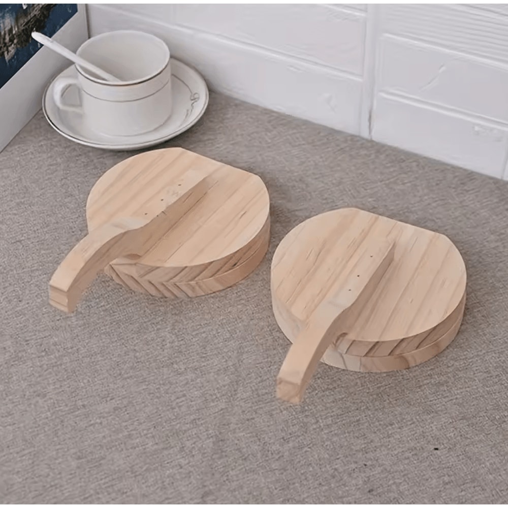 Solid Wood Handmade Dumpling Wrapper Maker Manual Wooden Press 4