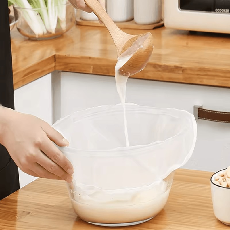 Reusable Fine Mesh Cheese Cloth Bags FoodSafe Gauze Strainers For Yogurt Juice Coffee More 4