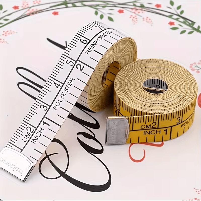 60Inch Soft Measuring Tape Dual System Canvas Sewing Ruler For Body Fabric 2