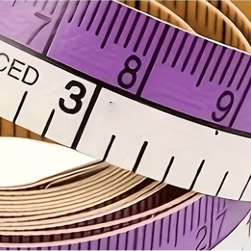 60Inch Soft Measuring Tape Dual System Canvas Sewing Ruler For Body Fabric 3