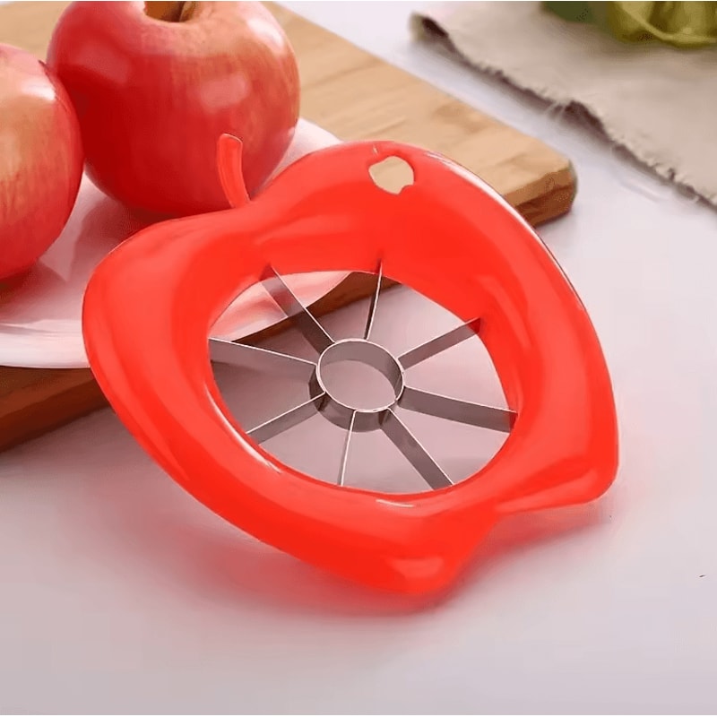 Stainless Steel Apple Slicer Manual Square Blade Fruit Cutter For Kitchen Outdoor 6