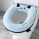 Cute CatThemed Soft Toilet Seat Cover With Zipper Universal Fit Bathroom Accessory 0