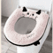 Cute CatThemed Soft Toilet Seat Cover With Zipper Universal Fit Bathroom Accessory 1