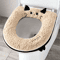 Cute CatThemed Soft Toilet Seat Cover With Zipper Universal Fit Bathroom Accessory 2