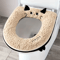 Cute CatThemed Soft Toilet Seat Cover With Zipper Universal Fit Bathroom Accessory 2