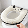 Cute CatThemed Soft Toilet Seat Cover With Zipper Universal Fit Bathroom Accessory 3