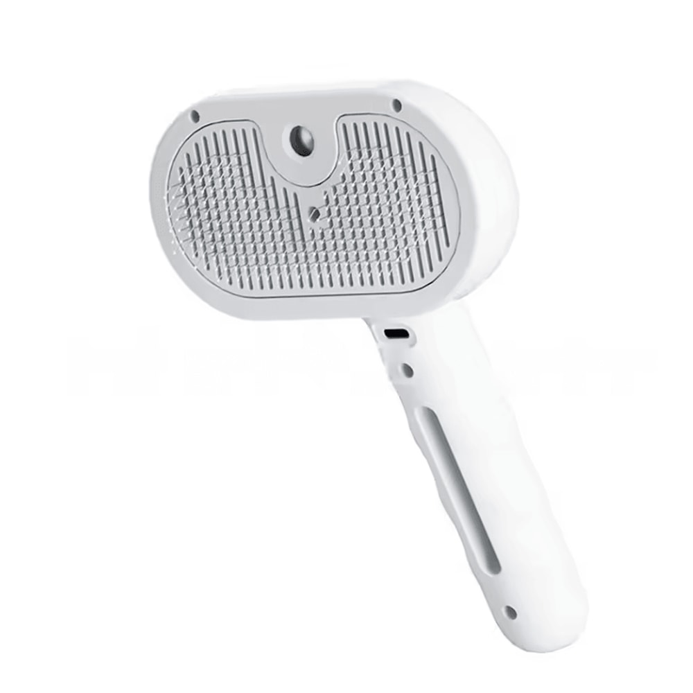 Steam Spray Dog Grooming Brush With Mist Spray Luxury Pet Fur Grooming Tool 7