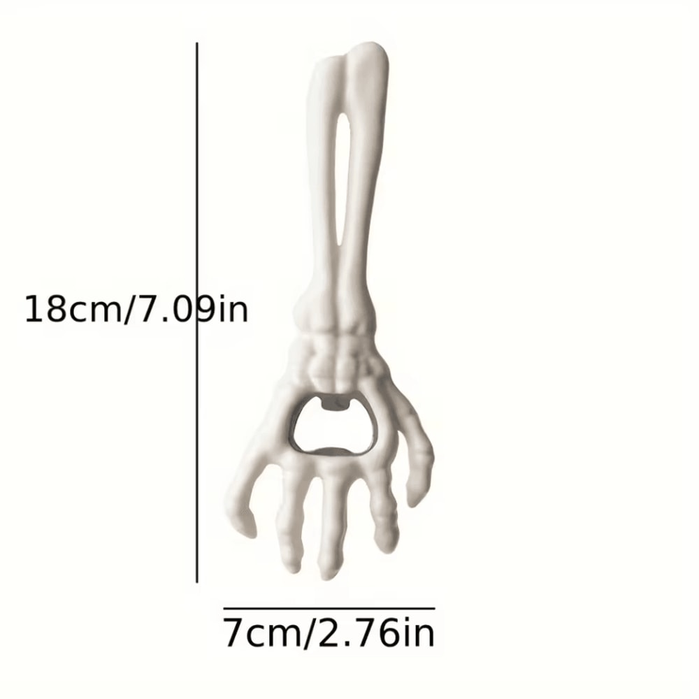 Skeleton Hand Cast Iron Bottle Opener Horror Themed Bar Accessories 4